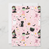 Invitation à la fête d'anniversaire de deux Hallow (Dos)