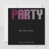 Invitation à la fête d'anniversaire de DisCO (Dos)