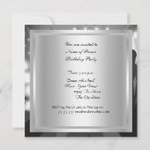 Invitation à la fête d'anniversaire de Disco 70 (Dos)