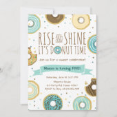 Invitation à la fête d'anniversaire de Donut Monte (Devant)