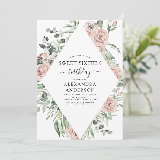 Invitation à la fête d'anniversaire de Dusty Sweet (Debout devant)