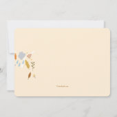 Invitation à la fête d'anniversaire de Fall in Lov (Dos)