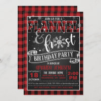 Invitation à la fête d'anniversaire de Flanel et F