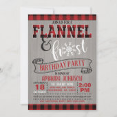 Invitation à la fête d'anniversaire de Flannel et (Devant)