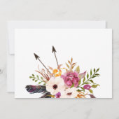 Invitation à la fête d'anniversaire de Floral antl (Dos)