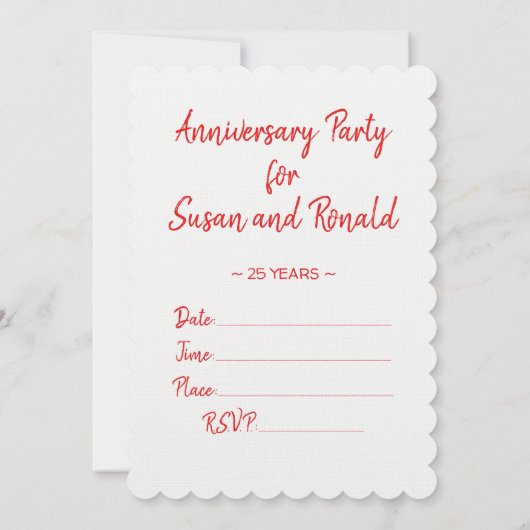 Invitation à la fête d'anniversaire de gâteau et d (Dos)