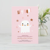 Invitation à la fête d'anniversaire de Ghost Cute (Debout devant)