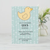 Invitation à la fête d'anniversaire de Girls Blue (Debout devant)