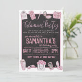 Invitation à la fête d'anniversaire de Glamor (Debout devant)