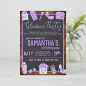 Invitation à la fête d'anniversaire de Glamor (Debout devant)