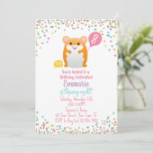 Invitation à la fête d'anniversaire de Hamster Con (Debout devant)