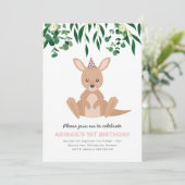 Invitation à la fête d'anniversaire de Kangaroo (Debout devant)