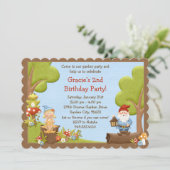 Invitation à la fête d'anniversaire de Kids Gnome (Debout devant)