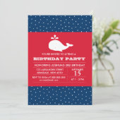 Invitation à la fête d'anniversaire de la baleine (Debout devant)