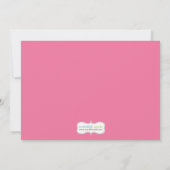 Invitation à la fête d'anniversaire de la boulange (Dos)