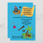 Invitation à la fête d'anniversaire de la Chasse a (Devant / Derrière)