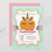 Invitation à la fête d'anniversaire de la Citrouil (Devant / Derrière)