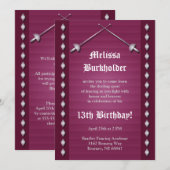 Invitation à la fête d'anniversaire de la clôture (Devant / Derrière)