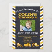 Invitation à la fête d'anniversaire de la construc (Devant)