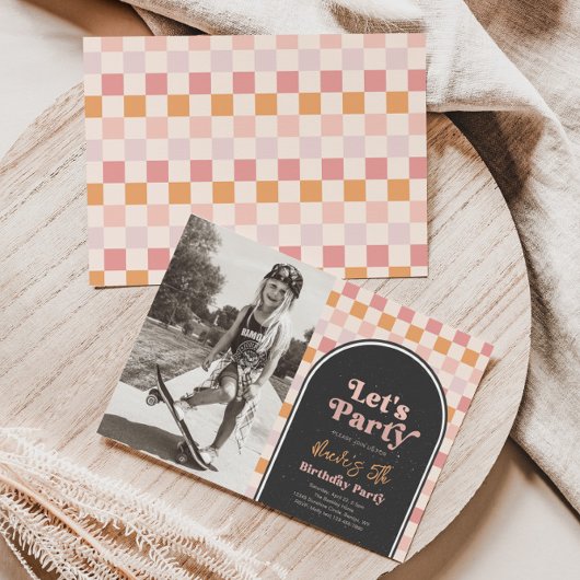 Invitation à la fête d'anniversaire de la cool | S