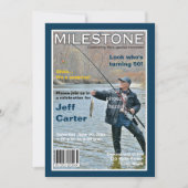 Invitation à la fête d'anniversaire de la couvertu (Devant)