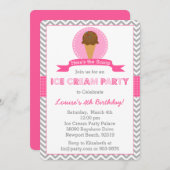 Invitation à la fête d'anniversaire de la Crème de (Devant / Derrière)