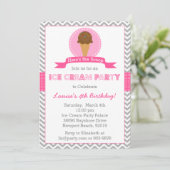 Invitation à la fête d'anniversaire de la Crème de (Debout devant)