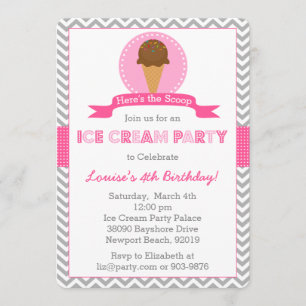 Invitation à la fête d'anniversaire de la Crème de
