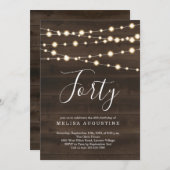 Invitation à la fête d'anniversaire de la femme -  (Devant / Derrière)