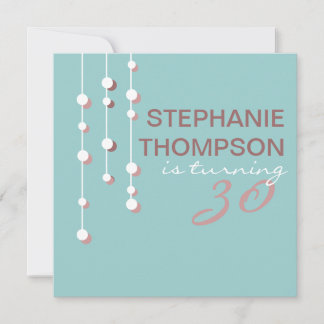 Invitation à la fête d'anniversaire de la femme mo