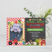 Invitation à la fête d'anniversaire de la ferme d' (Debout devant)