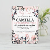 Invitation à la fête d'anniversaire de la ferme de (Debout devant)