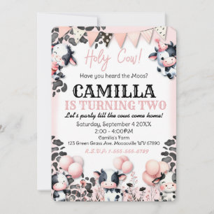 Invitation à la fête d'anniversaire de la ferme de