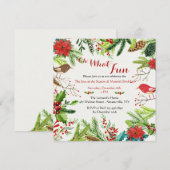 Invitation à la fête d'anniversaire de la fête de (Devant / Derrière)