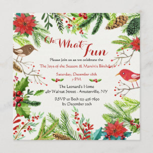 Invitation à la fête d'anniversaire de la fête de