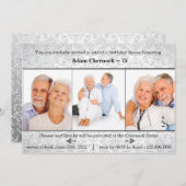 Invitation à la fête d'anniversaire de la fête de (Devant / Derrière)