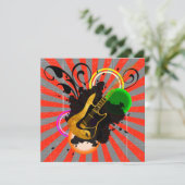 Invitation à la fête d'anniversaire de la Fièvre m (Debout devant)