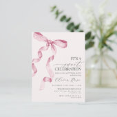 Invitation à la fête d'anniversaire de la fille au (Debout devant)