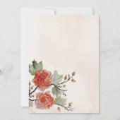 Invitation à la fête d'anniversaire de la fille Ni (Dos)