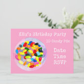 Invitation à la fête d'anniversaire de la fille ro (Debout devant)