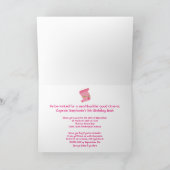 Invitation à la fête d'anniversaire de la fille ro (Intérieur)