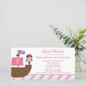 Invitation à la fête d'anniversaire de la fille ro (Debout devant)