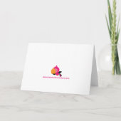 Invitation à la fête d'anniversaire de la fille ro (Dos)