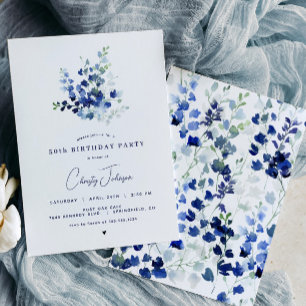 Invitation à la fête d'anniversaire de la Flore bl