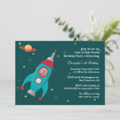 Invitation à la fête d'anniversaire de la fusée sp (Debout devant)