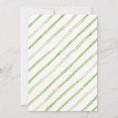 Invitation à la fête d'anniversaire de la grenouil (Dos)