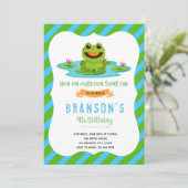 Invitation à la fête d'anniversaire de la grenouil (Debout devant)