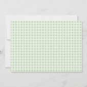 Invitation à la fête d'anniversaire de la grenouil (Dos)