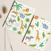 Invitation à la fête d'anniversaire de la Jungle