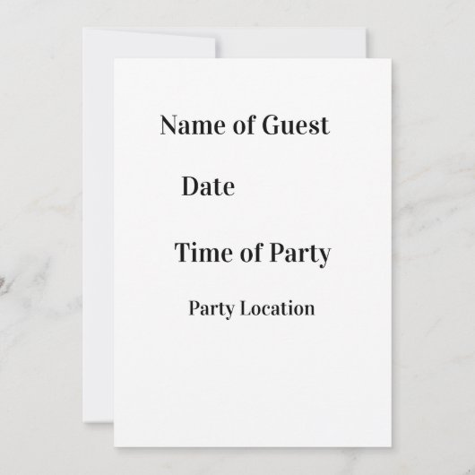 Invitation à la fête d'anniversaire de la Légion r (Dos)